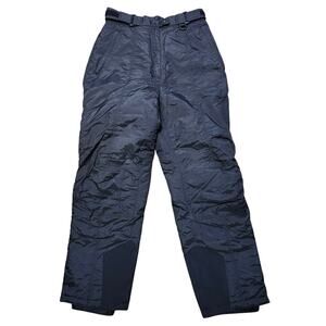 Snowlion Large Snow Pants Lined Black Arctic Ski Snow Insulated Waterproof